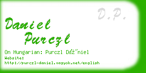 daniel purczl business card